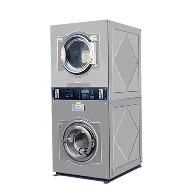 kwaliteit  Double Commercial Washing Machines And Industrial Coin Washing And Drying Machine Dryers 910*1000*2000mm fabriek